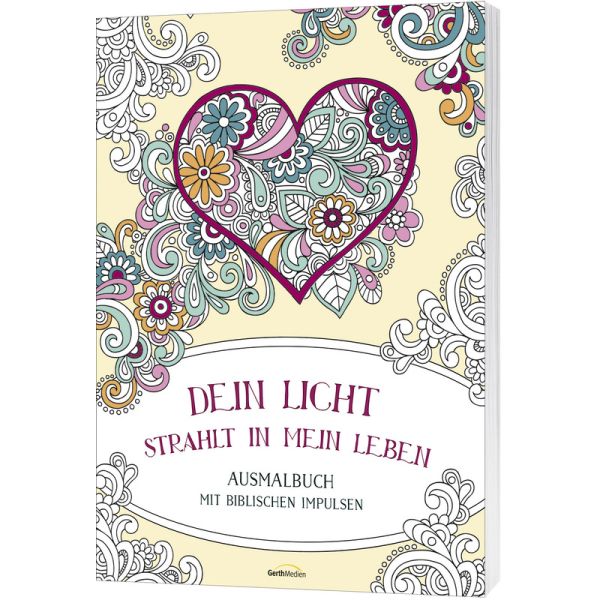 Produktbild des Artikels Dein Licht strahlt in mein Leben - Ausmalbuch (Buch - Broschiert)