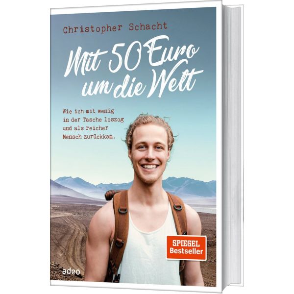 Produktbild des Artikels Mit 50 Euro um die Welt (Buch - Gebunden)
