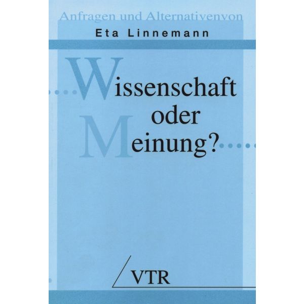 Wissenschaft oder Meinung - Buchpaket mit 3 Büchern