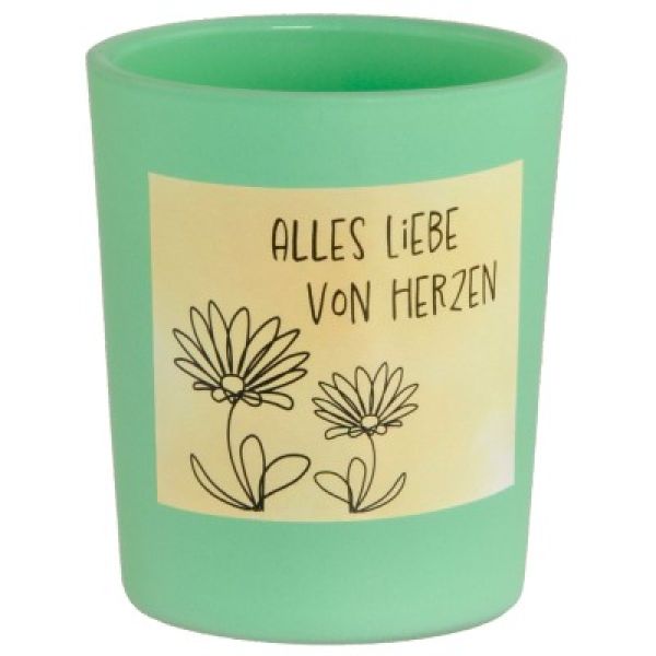 Produktbild des Artikels Duftkerze "Alles Liebe von Herzen" ()