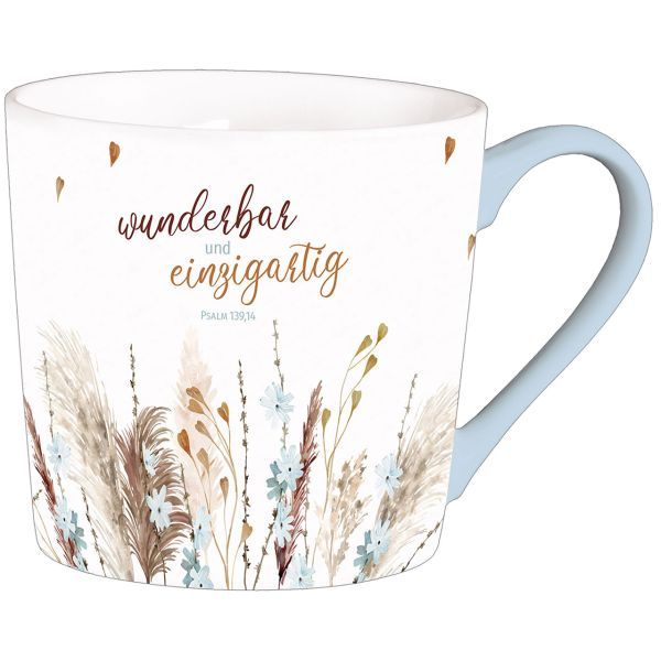 Produktbild - Tasse "wunderbar und einzigartig"