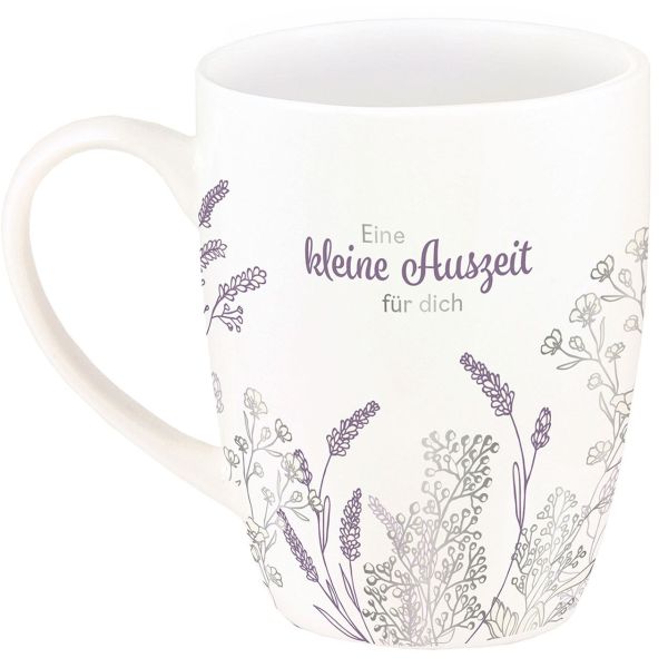 Produktbild des Artikels Tasse "Eine kleine Auszeit" (Silber-Edition) ()