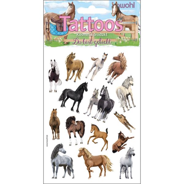 Produktbild des Artikels Tattoos Pferde - "Du bist geliebt" ()
