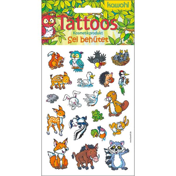 Tattoos Waldtiere - "Sei behütet"