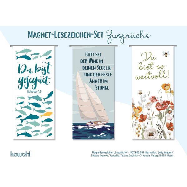 Produktbild des Artikels Magnet-Lesezeichen-Set: Zusprüche ()