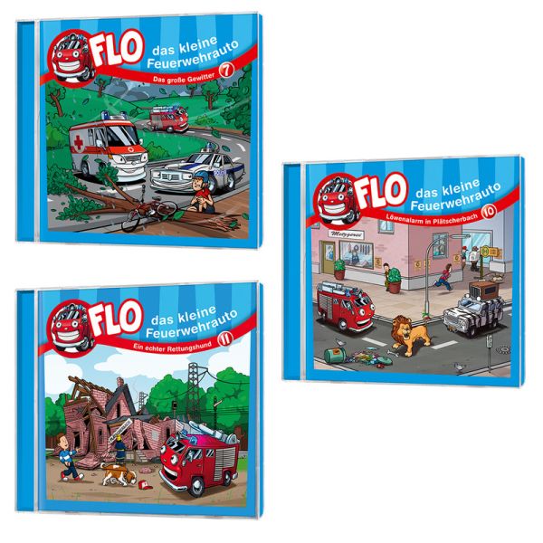 Produktbild des Artikels Flo - das kleine Feuerwehrauto - CD-Set 7 (Hörbuch/Hörspiel - CD)