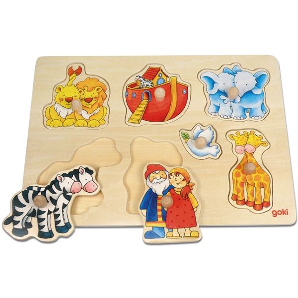 Produktbild des Artikels Holz-Steckpuzzle "Arche Noah" ()