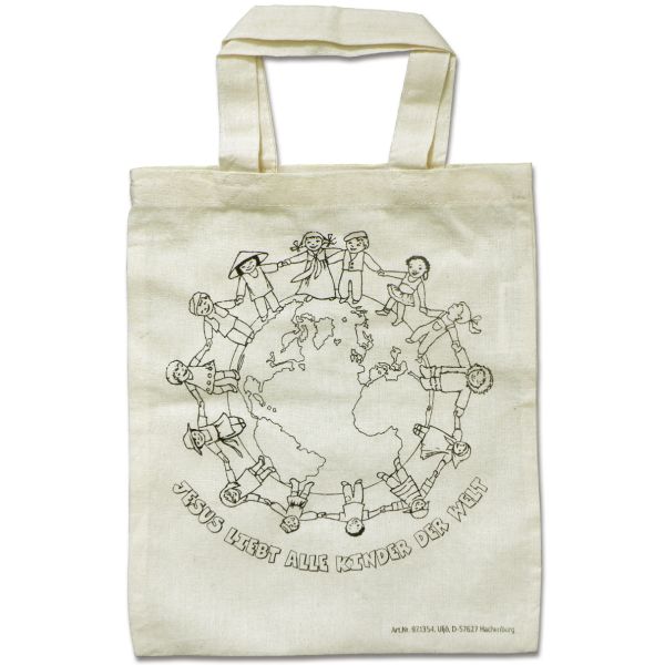 Baumwolltasche Jesus Liebt Alle Kinder Der Welt