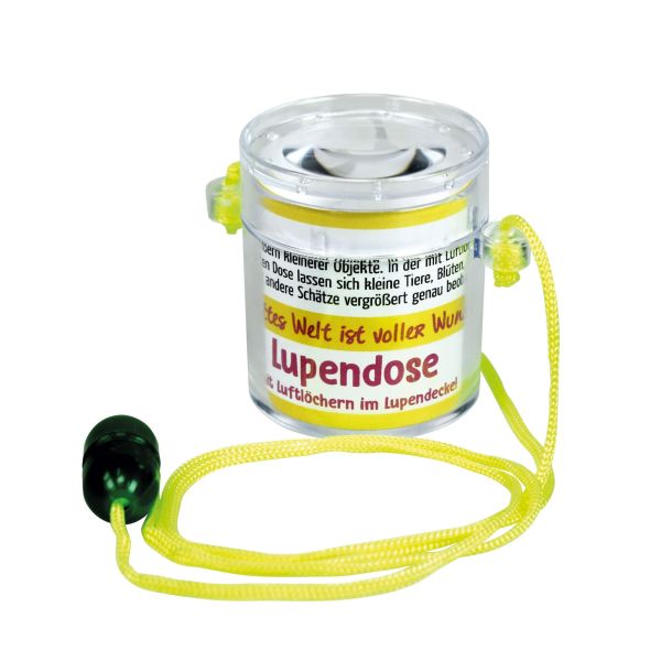 Produktbild des Artikels Lupendose rund - neon gelb ()