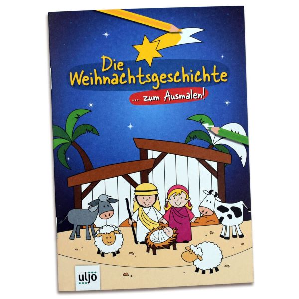 Die Weihnachtsgeschichte Malheft