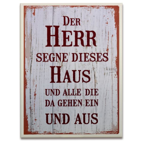 Produktbild des Artikels Keramikfliese - Der Herr segne dieses Haus ()