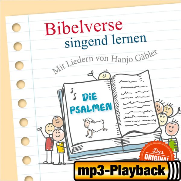 Produktbild - Bibelverse singend lernen - Die Psalmen (Playback ohne Backings)