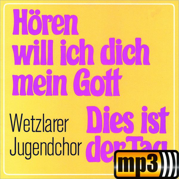 Produktbild des Artikels Hören will ich dich, mein Gott (MP3-Track - Download)