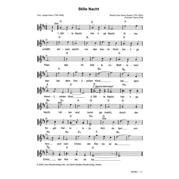 Produktbild - Stille Nacht