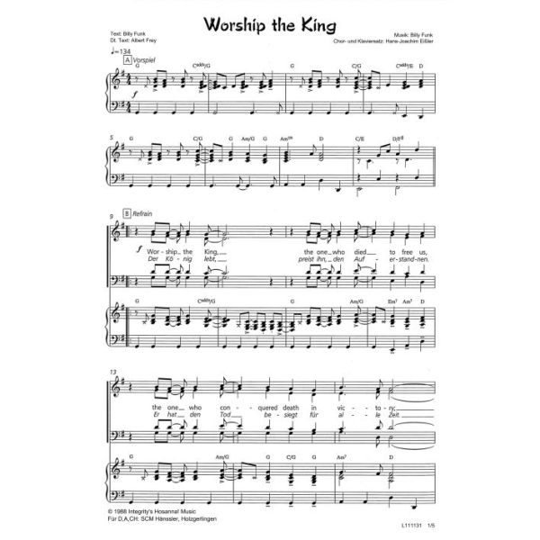 Produktbild - Der König lebt / Worship the king
