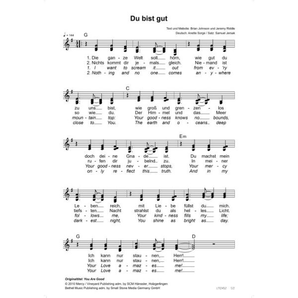 Produktbild - Du bist gut / You Are Good