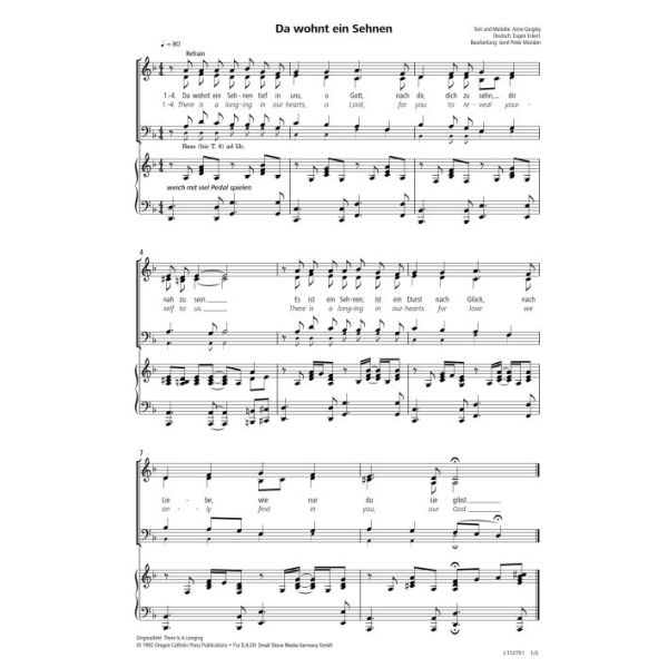 Produktbild - Da wohnt ein Sehnen tief in uns / There Is A Longing
