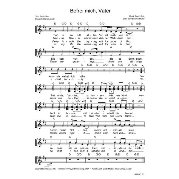 Produktbild - Befrei mich, Vater / Release Me
