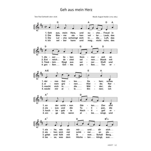 Produktbild - Geh aus mein Herz