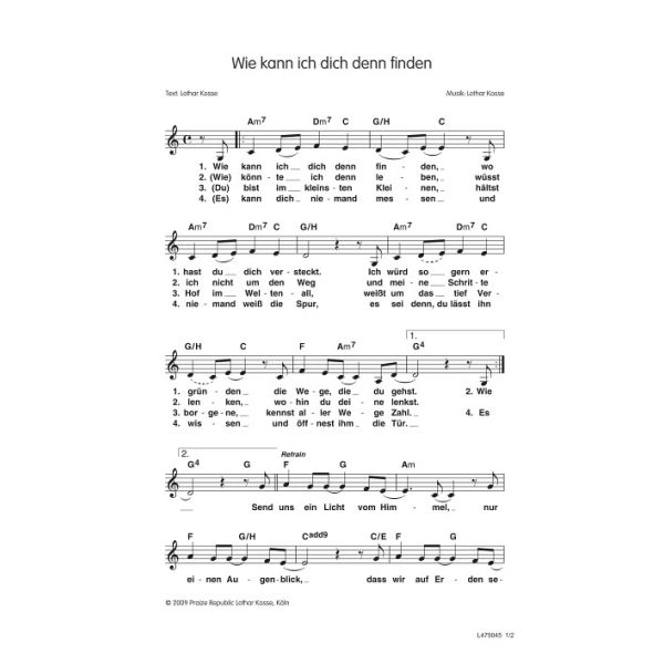 Produktbild - Wie kann ich dich denn finden