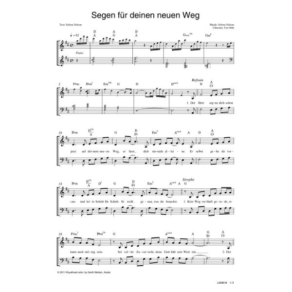 Produktbild - Segen für deinen neuen Weg