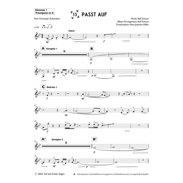 Produktbild - Passt auf (1., Trompete in C)