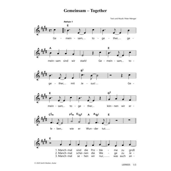 Produktbild - Gemeinsam - Together