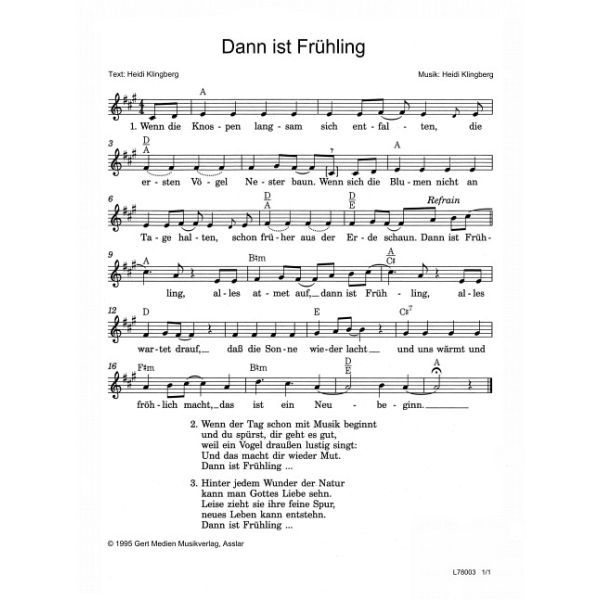 Produktbild - Dann ist Frühling