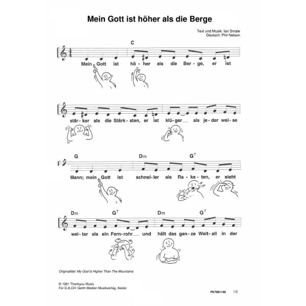 Produktbild - Mein Gott ist höher als die Berge / My God Is Higher Than The Mountains
