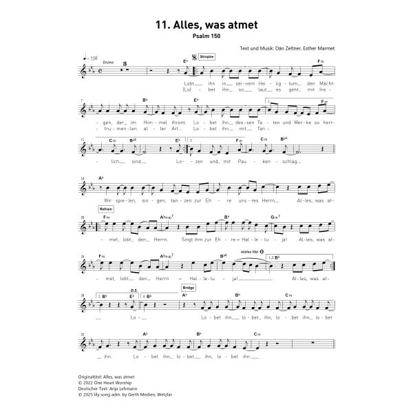 Produktbild - Alles was atmet lobt den Herrn