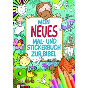 Mein neues Mal- und Stickerbuch zur Bibel