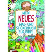 Produktbild des Artikels Buch - Kartoniert, Mein neues Mal- und Stickerbuch zur Bibel