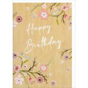 Faltkarte "Happy Birthday" - Funier Look