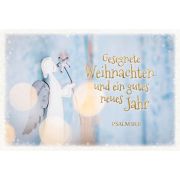 Postkartenserie "Gesegnete Weihnachten" - Engel m. Stern 10 Stk.