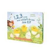 Produktbild des Artikels Buch - Pappbilderbuch, 1,2,3 ... was schlüpft da aus dem Ei?