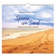 Produktbild des Artikels Kalender - Spiralbindung, Spuren im Sand - immerwährender Geburtstagskalender