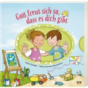 Produktbild des Artikels Buch - Pappbilderbuch, Gott freut sich so, dass es dich gibt