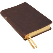 Die heilige Schrift - Standardbibel, Premium Rindleder, Goldschnitt, braun