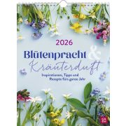 Produktbild des Artikels Blütenpracht und Kräuterduft 2026 - Wandkalender (Kalender - Spiralbindung)