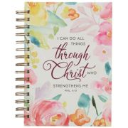 Notizbuch "I can do all things through Christ"