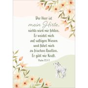 Produktbild des Artikels Schreibwaren, Postkarten: Der Herr ist mein Hirte, 4 Stück