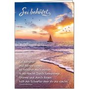 Produktbild des Artikels Schreibwaren, Faltkarte: Sei behütet - Geburtstag