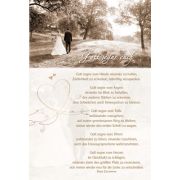 Faltkarte: Gott segne euch - Hochzeit