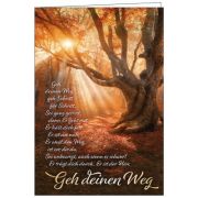 Produktbild des Artikels Schreibwaren, Faltkarte: Geh deinen Weg - Trauer