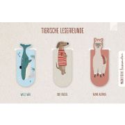 Produktbild des Artikels , Lesezeichen "Tierische Lesefreunde" (3er-Set)
