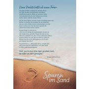 Spuren im Sand - Poster A3