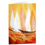 Produktbild des Artikels Schreibwaren, Kunstkarten "Kleiner Lichtsegler-Rhythmus" 5 Stk.