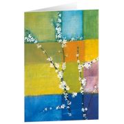 Produktbild des Artikels Schreibwaren, Kunstkarten "Blühende Zweige" 5 Stk.
