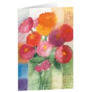 Produktbild des Artikels Schreibwaren, Kunstkarten "Dahlien" 5 Stk.