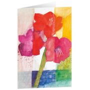 Produktbild des Artikels Schreibwaren, Kunstkarten "Amaryllis" 5 Stk.